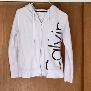 Calvin Klein Performance Zipper Up Hooded Sweatshirt